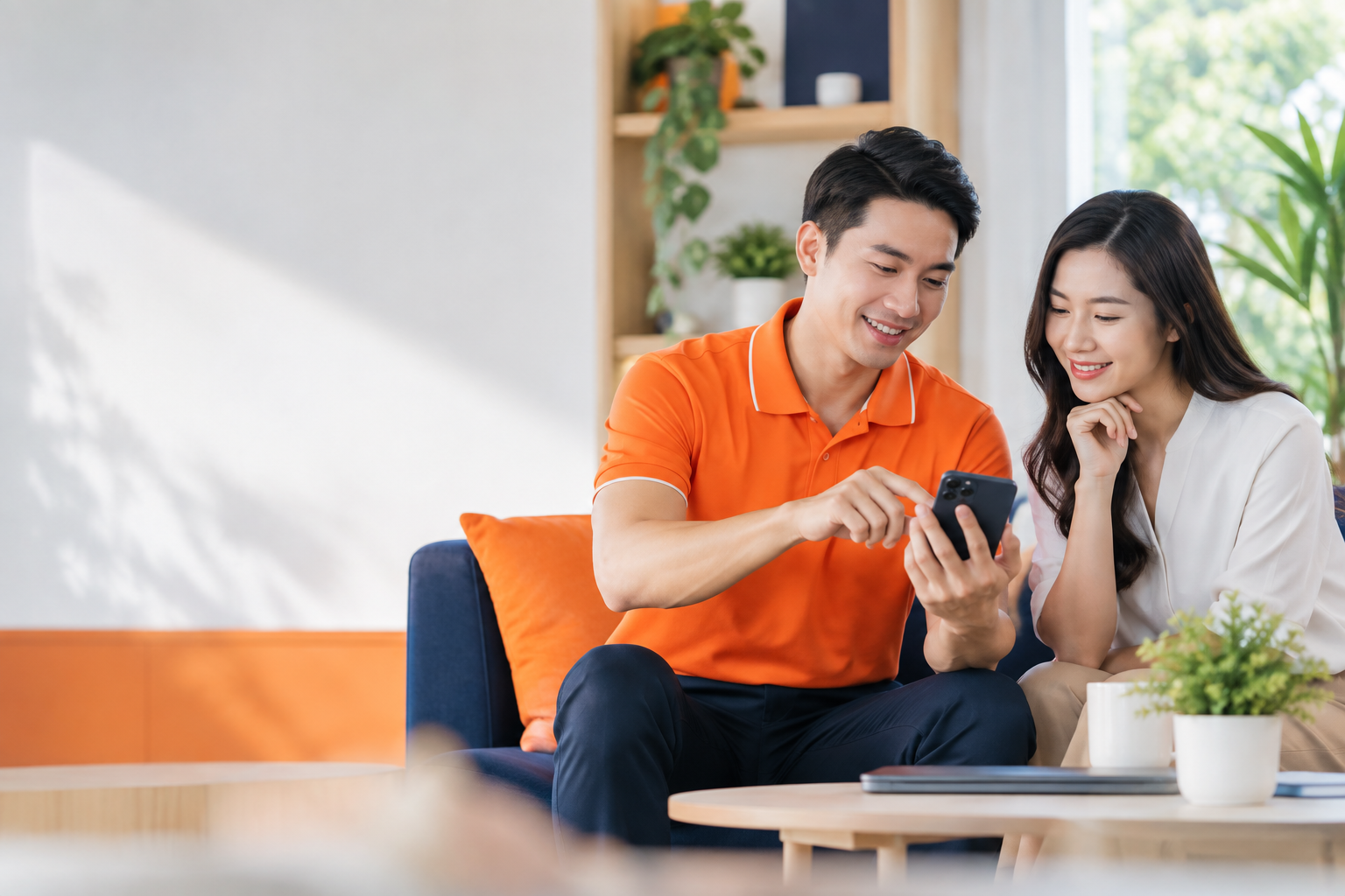 Cộng tác viên FPT tư vấn dịch vụ cho khách hàng