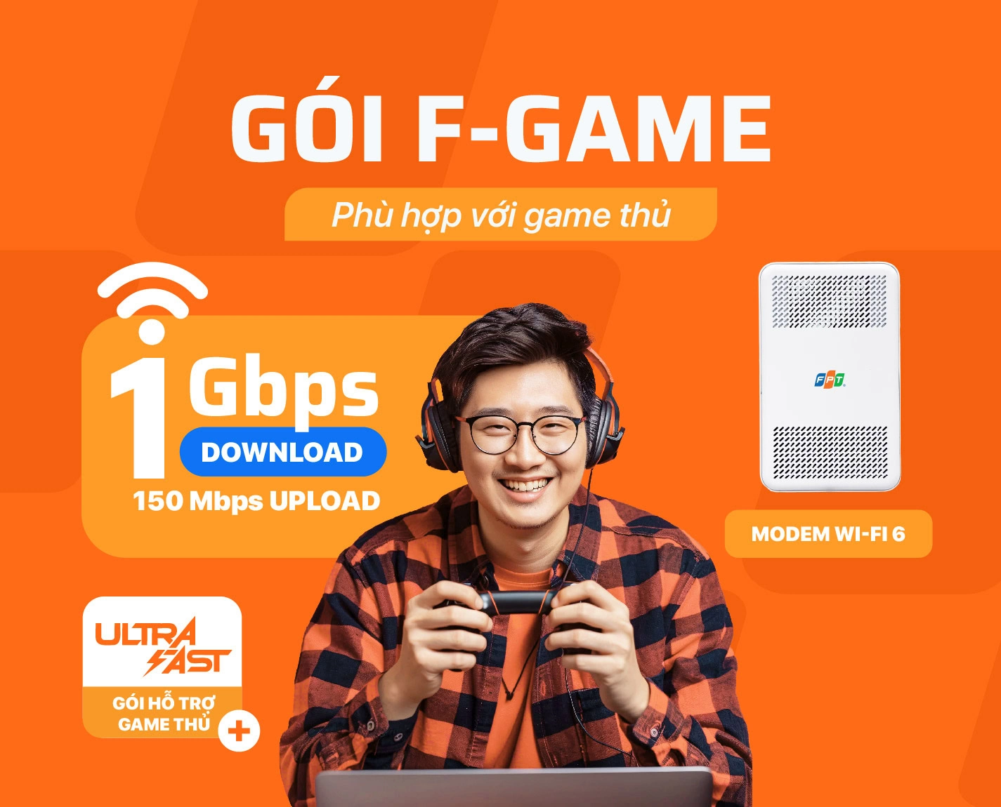 Gói FPT F-Game: Internet 1Gbps Chuyên Game, Giảm Ping, Anti-Lag