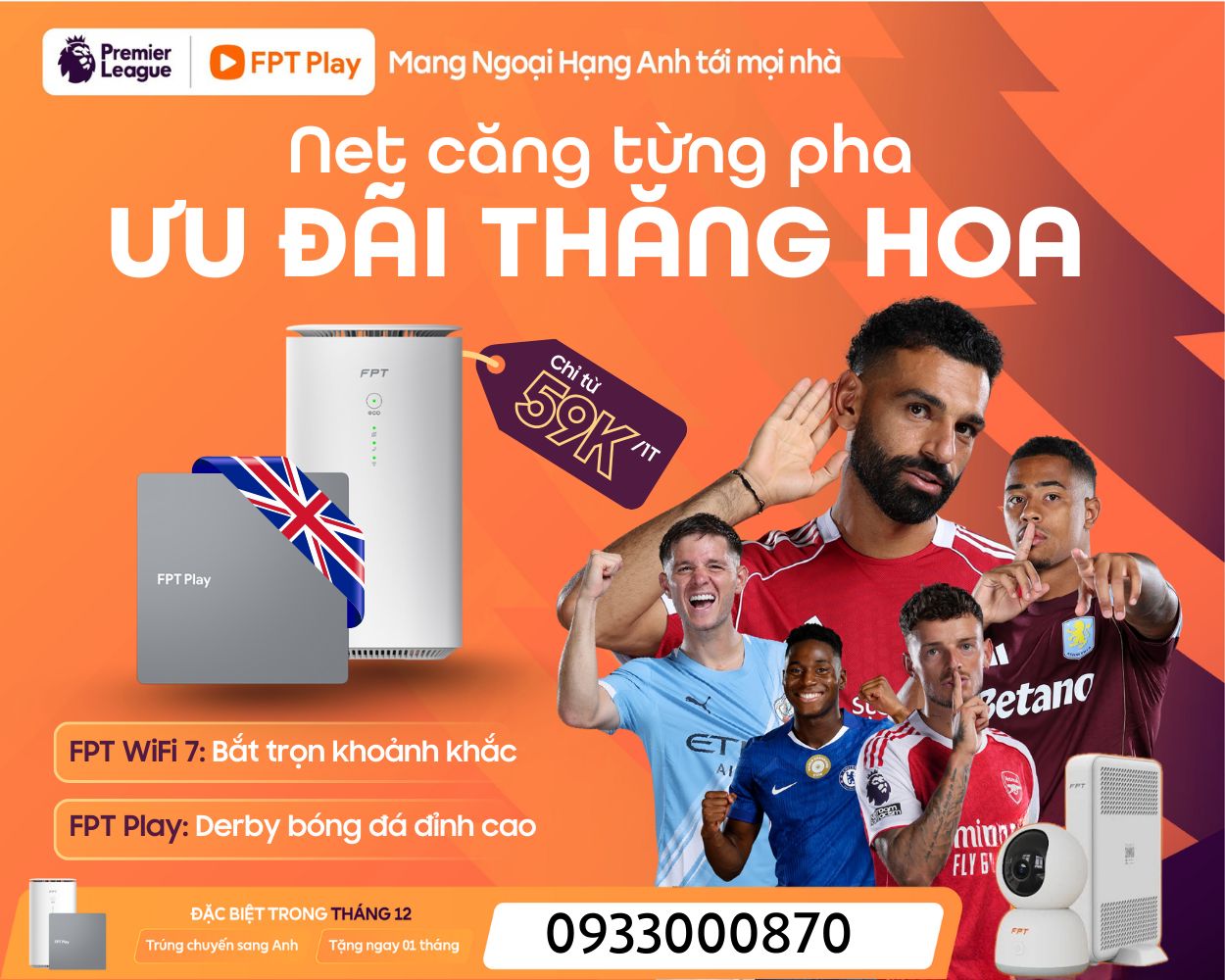 Xem Ngoại Hạng Anh Online 2026: Cách Nâng Cấp FPT Combo