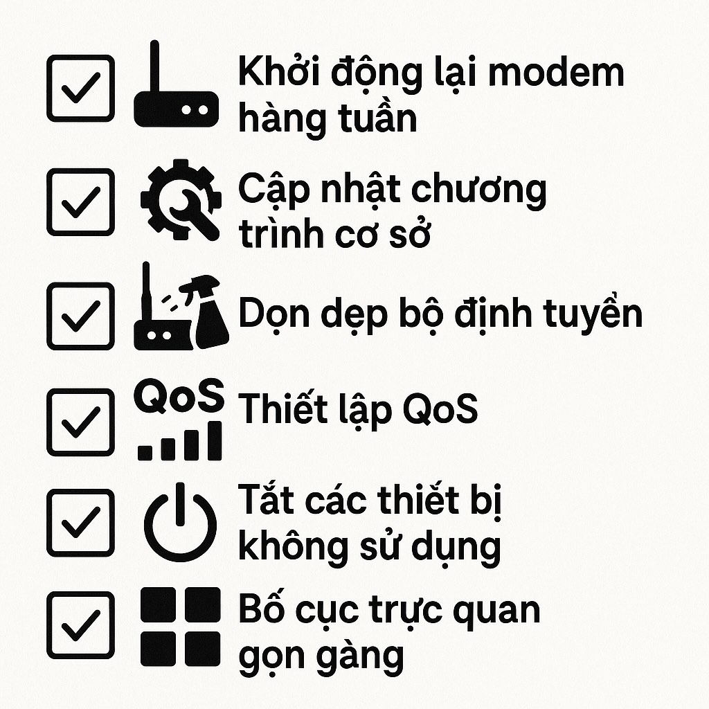 các khắc phục mạng chậm