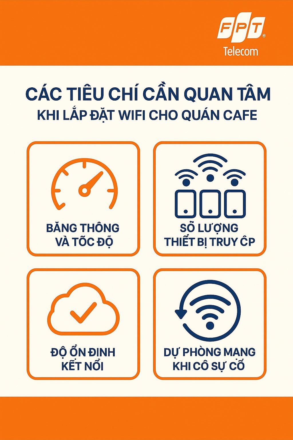 các tiêu chí cần quan tâm khi lắp đặt cho quán cafe