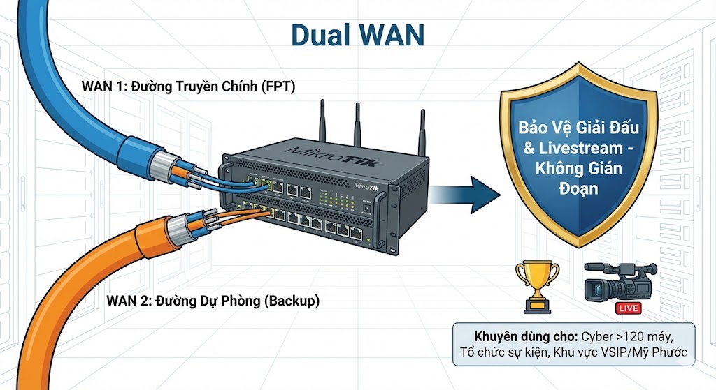 Khi nào cần dùng Dual WAN?