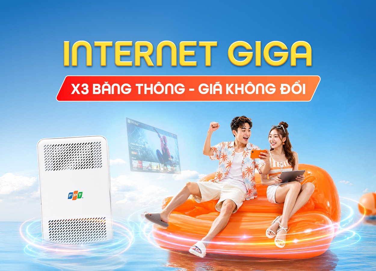 FPT X3 băng thông là gì — nhân 3 tốc độ internet miễn phí 12 tháng 2026