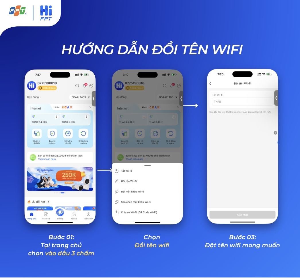 hướng dẫn đổi tên wifi