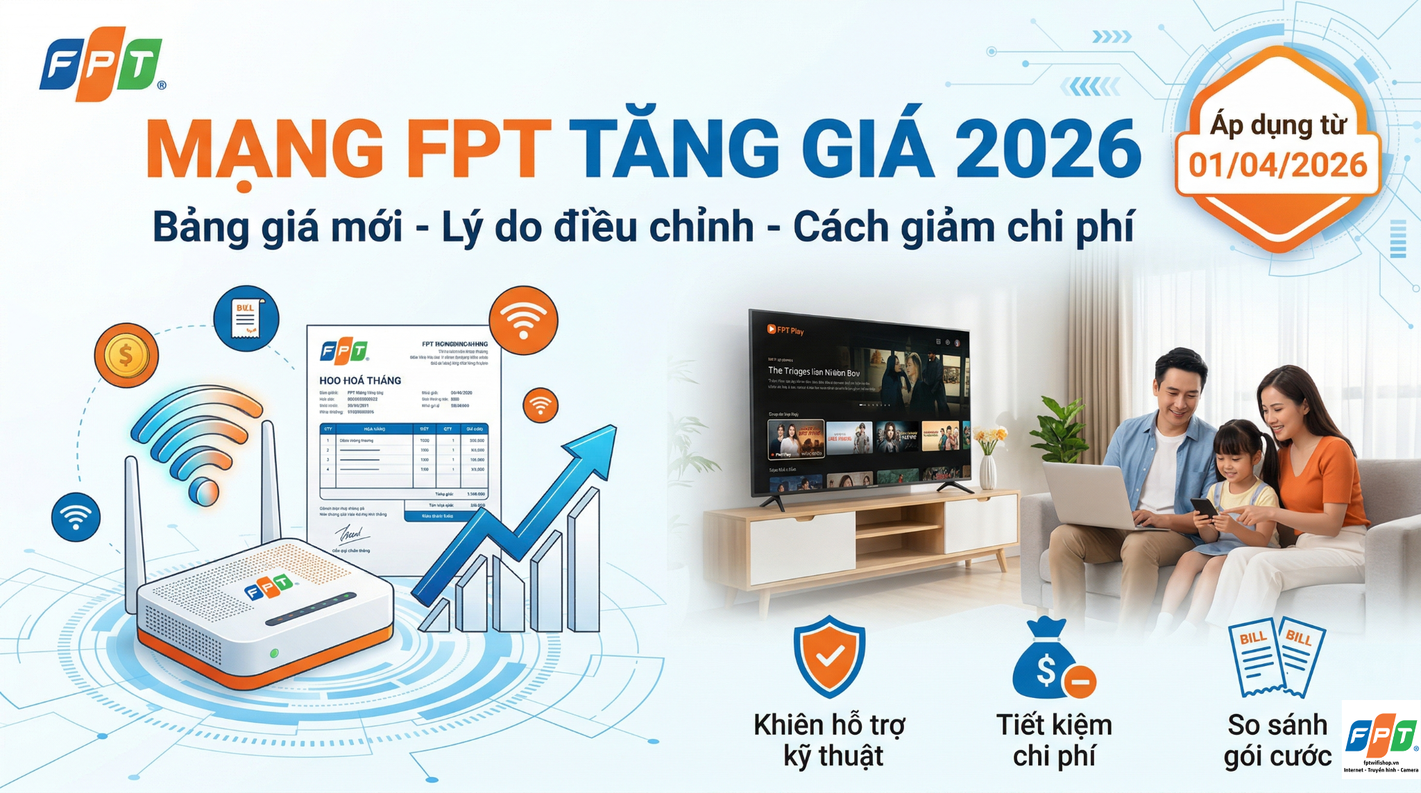 mạng fpt tăng giá
