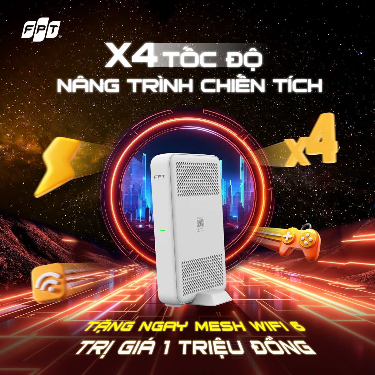 SInh viên trẻ học tập và giải trí với modem fpt wifi 6