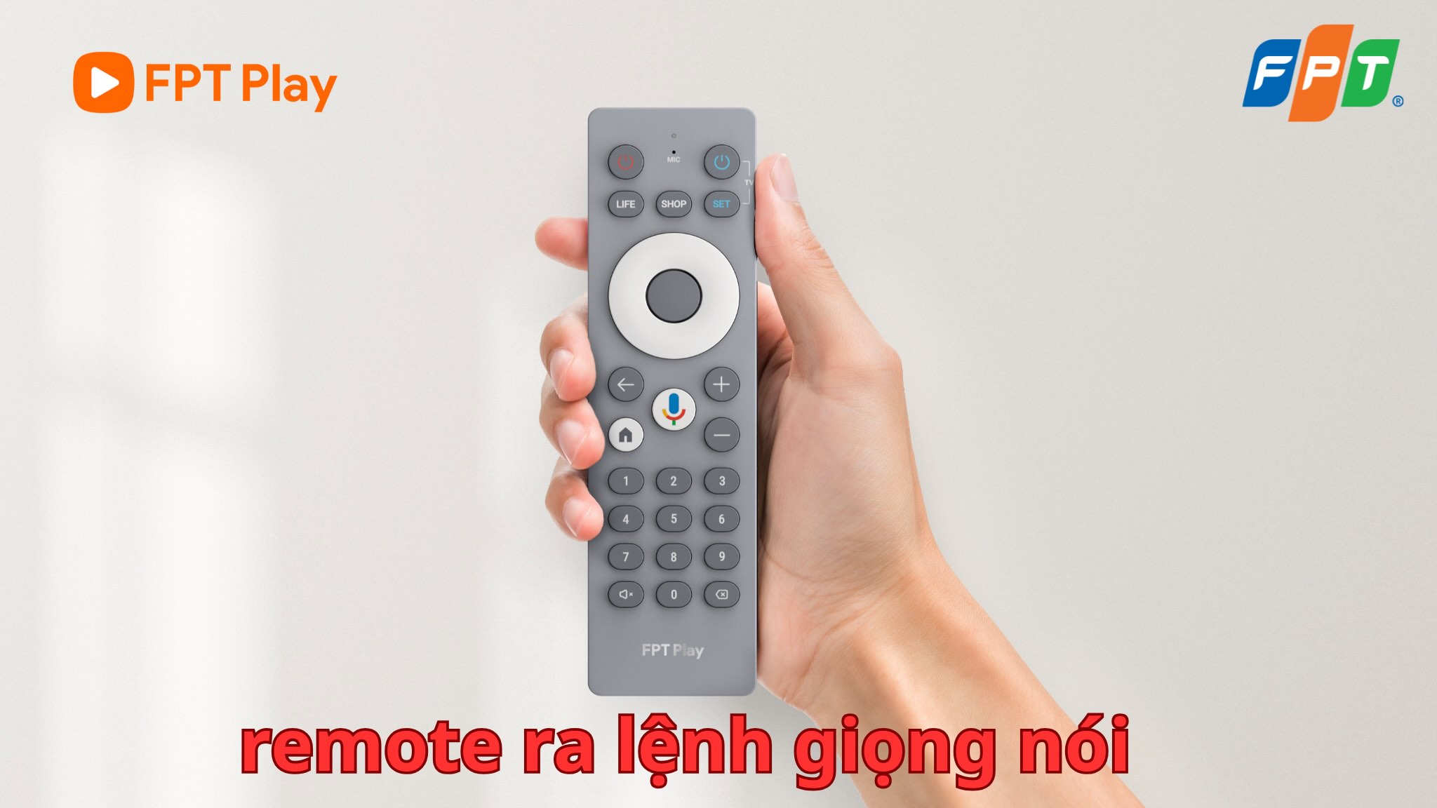 remote điều khiển giọng nói