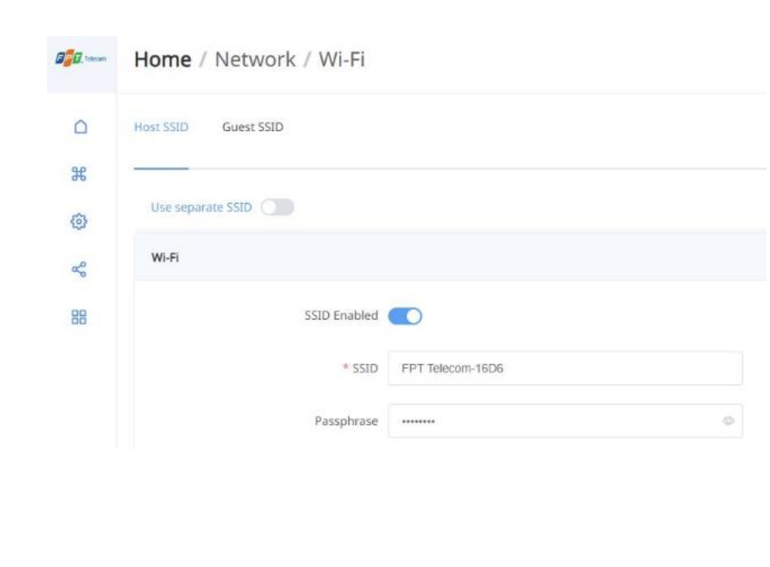 Thiết lập Wi-Fi ax3000cv2