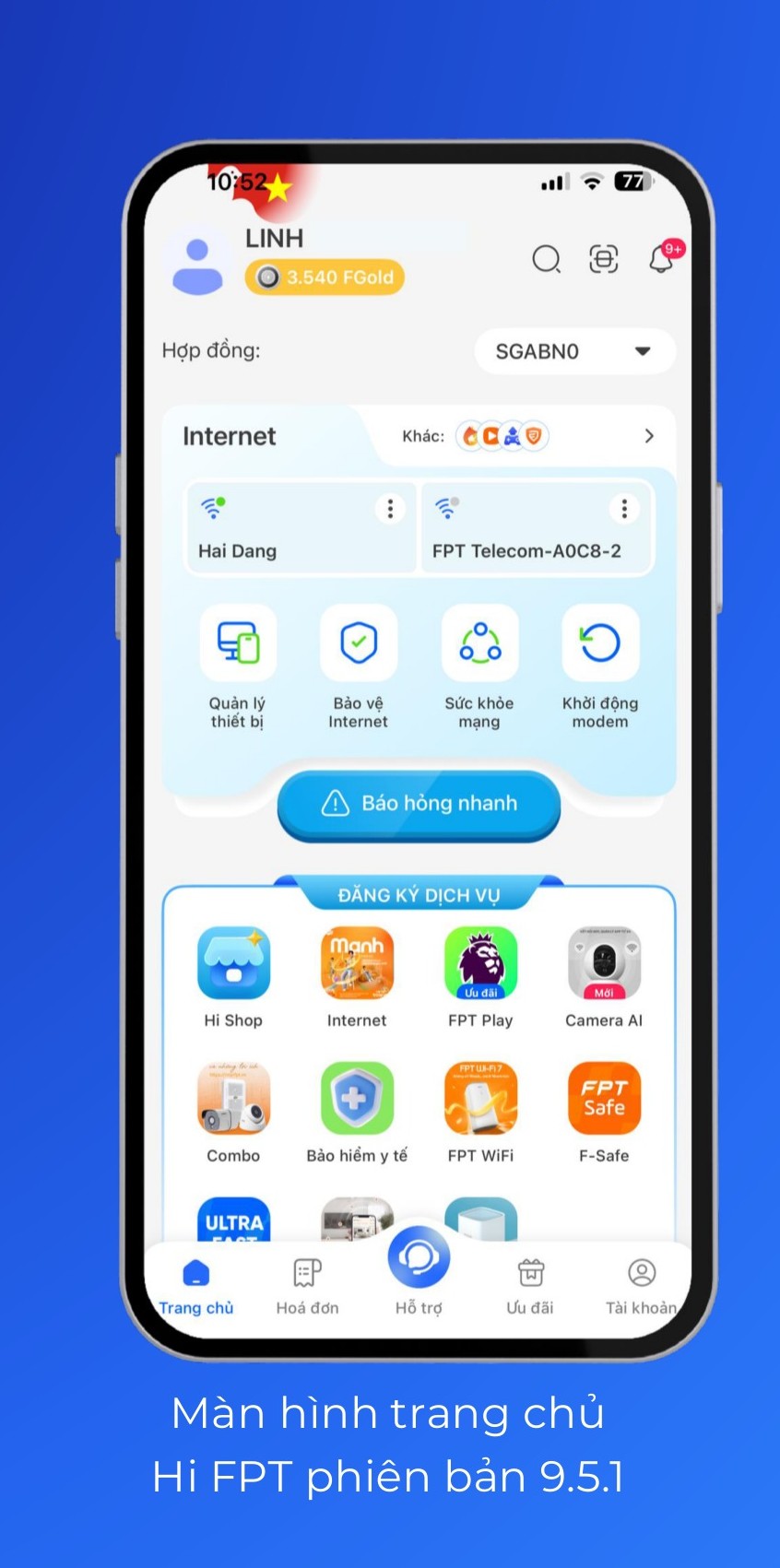 Cách Thanh Toán Cước Mạng FPT Qua Hi FPT 2026